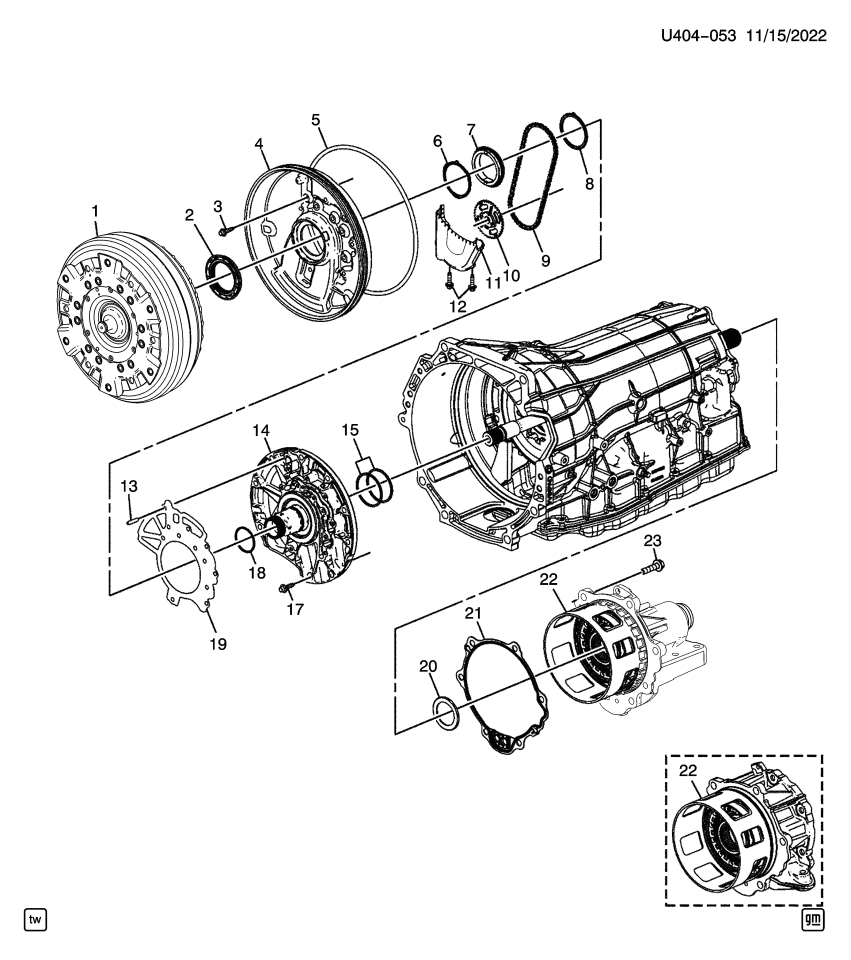 GM 24286466 Cover, Transmission Case, Front