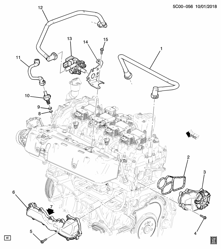GM 12734328 Pump, Fuel Tank Evaporator/Purge Control
