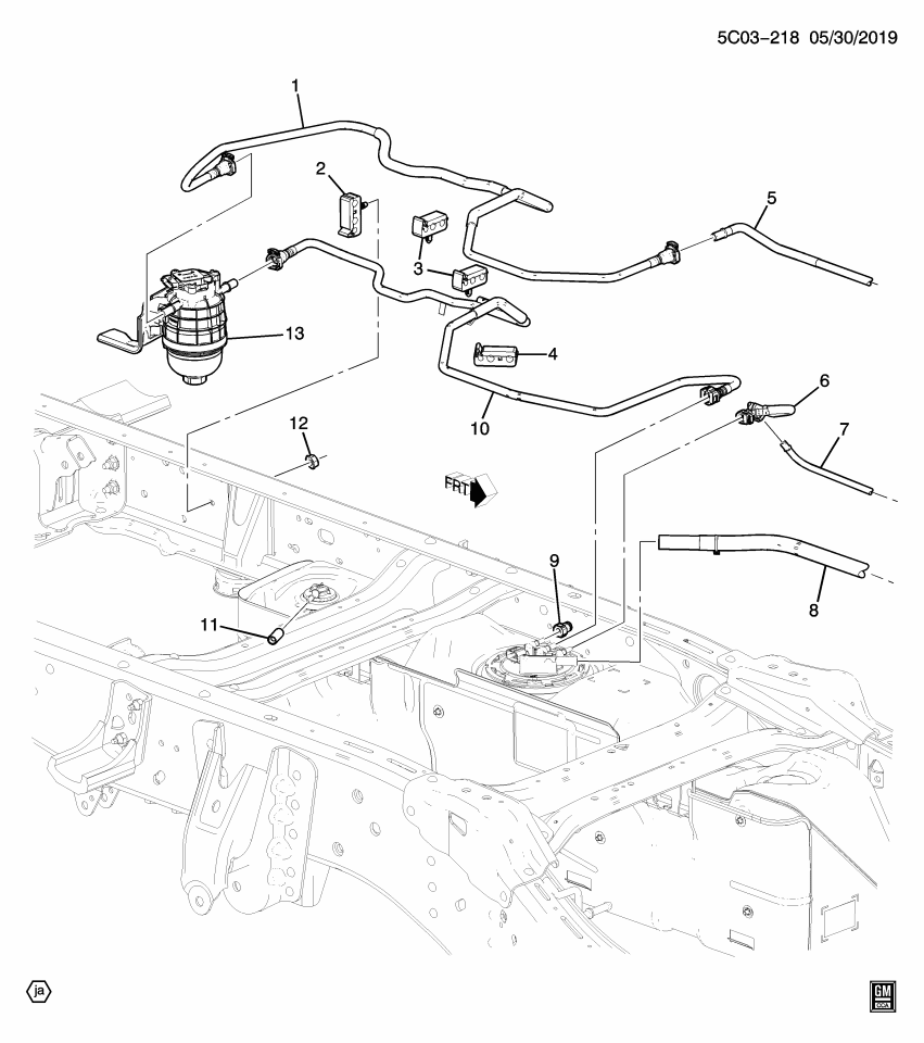 GM 84987664 Hose, Engine Fuel Filter