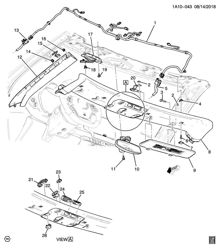 GM 84850629 Harness, Body Wiring