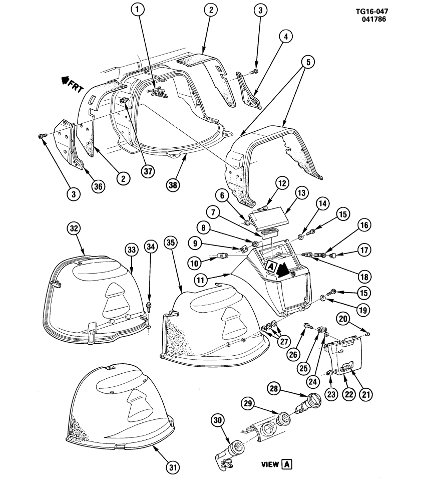 GM 12337886 Retainer, Ashtray