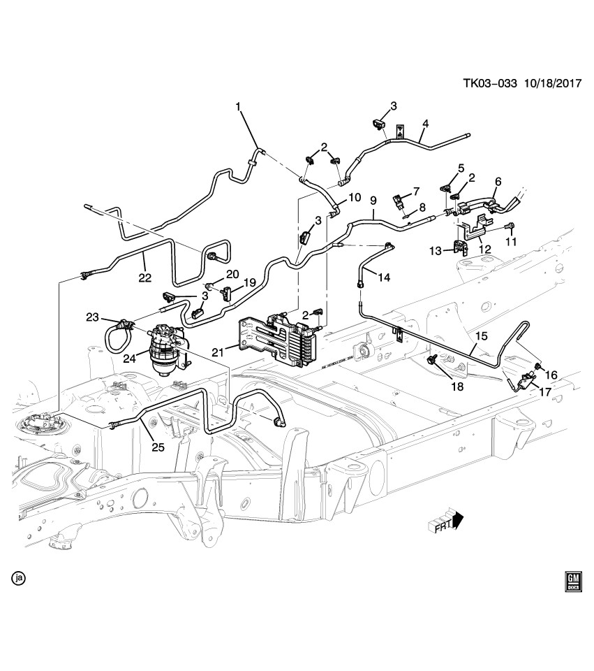 GM 84077202 Pipe, Fuel Line