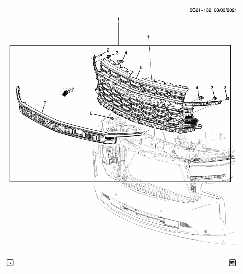 GM 86820490 Grille Package, Radiator Grille, Black