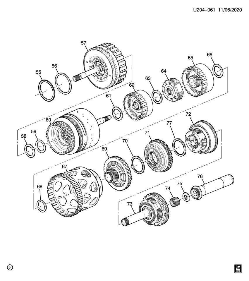 GM 24281792 Flange, Transmission Output/Counter Shaft Or Carrier