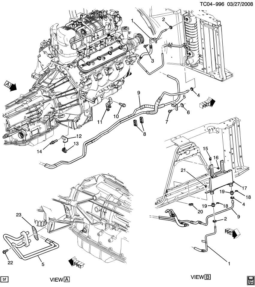GM 25792173 Pipe, Transmission Oil Cooler