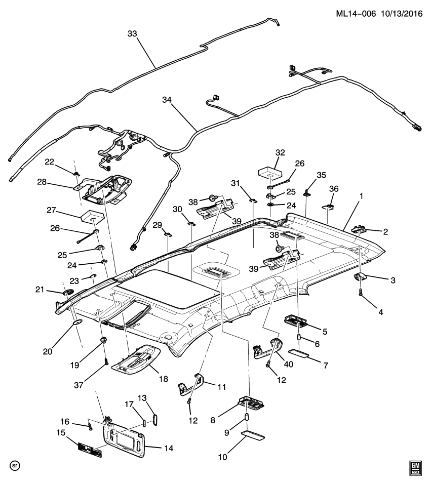 GM 20846390 Insulator, Mobile Telephone Radio, Upper