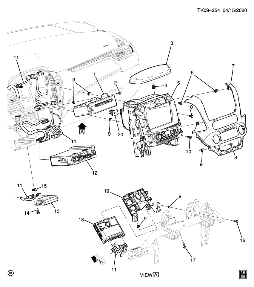 GM 84546910 Module, Video Player