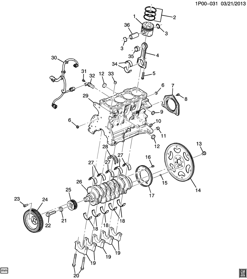 GM 12855195 Plug, Engine Block