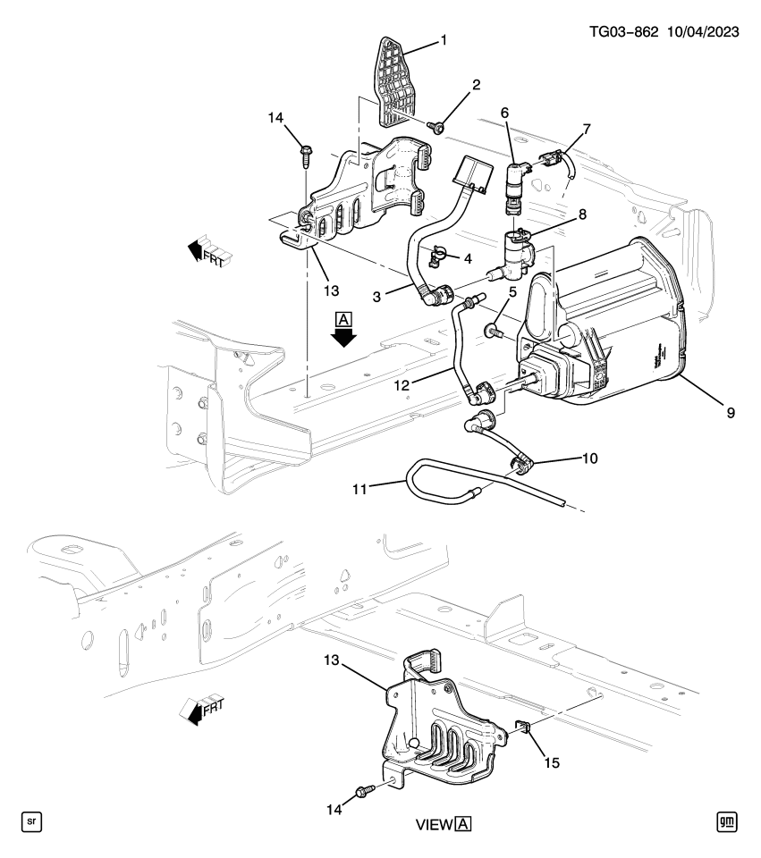 GM 85521470 Clip, Early Fuel Evaporation