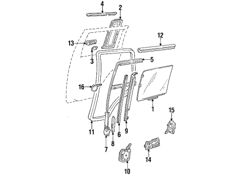 GM 15631465 Window Switch