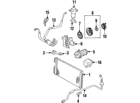 GM 25614062 A/C Hose