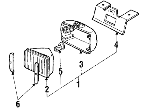 GM 998528 Fog Lamp Assembly