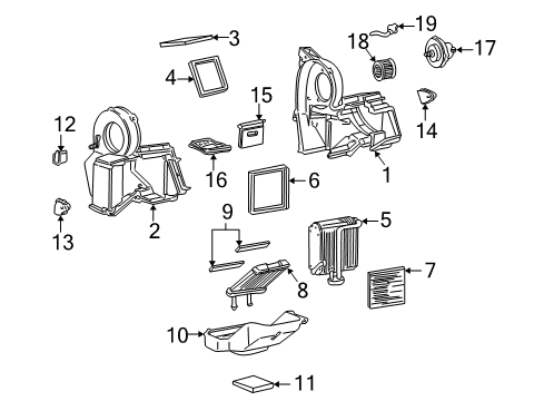 GM 85520654 Suction & Discharge Hose Assembly, Front