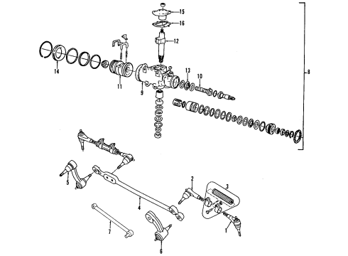 GM 10163740 Power Steering Pump Brace, Rear