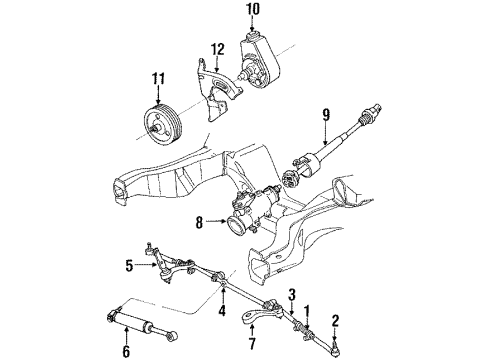 GM 1619734 Pulley Adjust Bracket