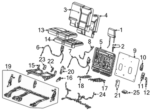 GM 84535747 Track Cover, Driver Side