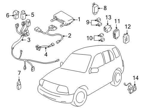 GM 30024049 Lock Relay