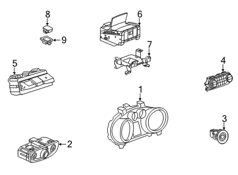 GM 60005963 Instrument Cluster
