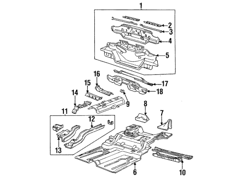 GM 25636877 Panel, Rear