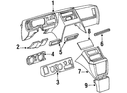 GM 14015068 Compartment