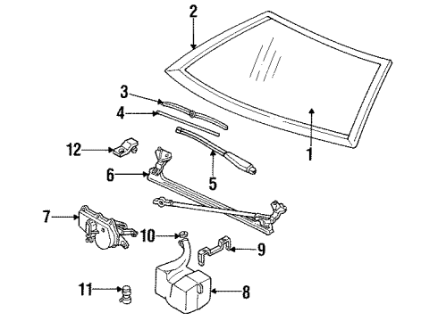 GM 22122104 Washer Pump
