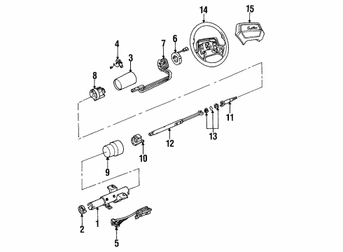 GM 16753210 Steering Wheel