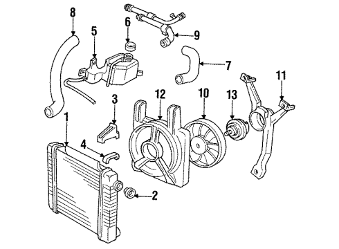 GM 22565648 Lower Hose