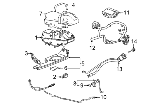 GM 12717297 Injector, Carbon
