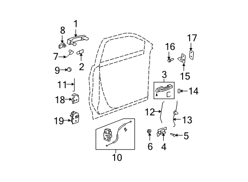 GM 15921351 Key, Driver Side