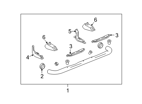 GM 17800464 Step Bar Assembly