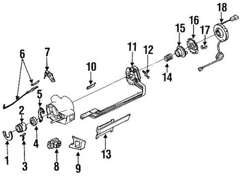 GM 10468281 Headlamp Switch