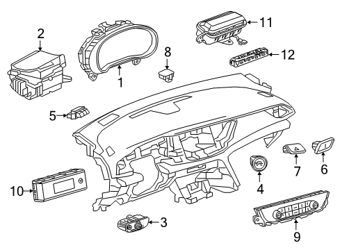GM 39221951 Instrument Cluster