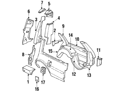 GM 20181102 Lock Pillar, Passenger Side