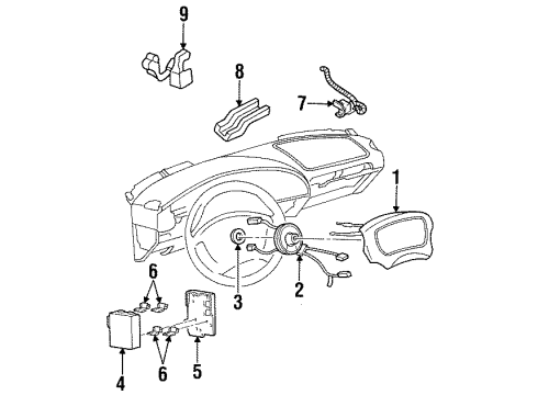 GM 16176239 Front Sensor
