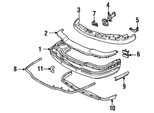 GM 25618358 Impact Bar