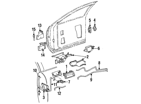 GM 12518273 Module, Driver Side