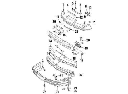 GM 21095122 Support Bracket, Passenger Side