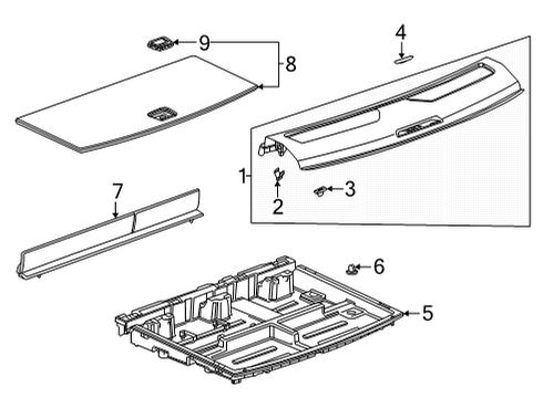 GM 84390972 Luggage Cover