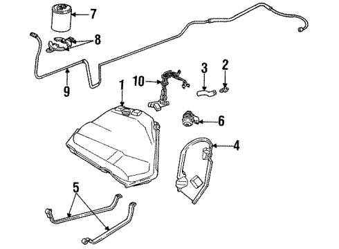 GM 10242757 Throttle Cable