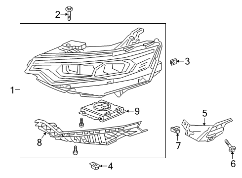 GM 84729306 Control Module