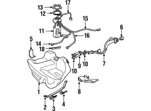 GM 19369980 Fuel Pump