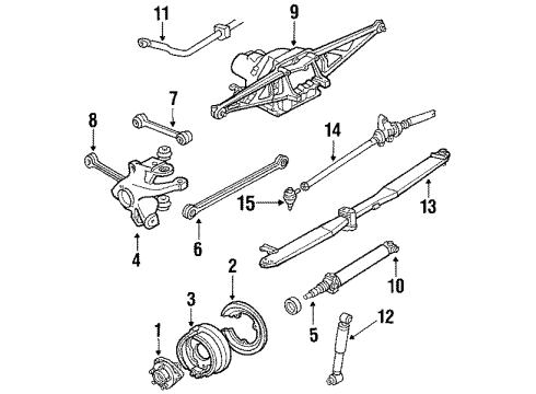 GM 10098131 Control Arm, Rear Driver Side