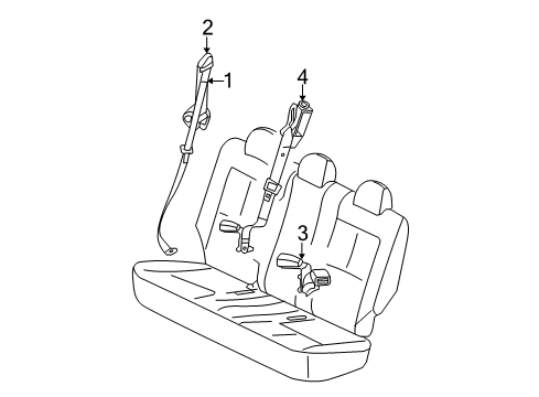 GM 19144915 Latch