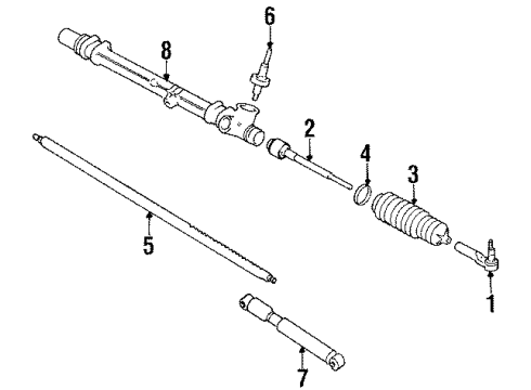 GM 26003984 Tie Rod, Inner