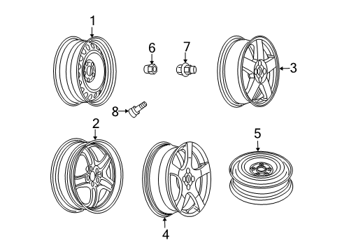 GM 19301370 Wheel, Alloy