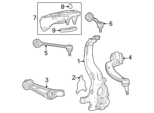 GM 11561308 Front Lower Control Arm Inner Bolt