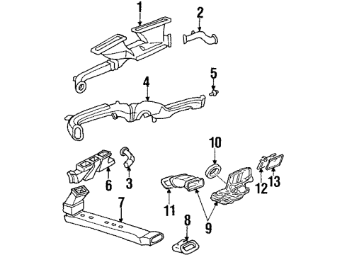 GM 25677934 Rear Duct