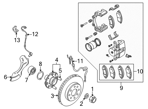 GM 93742404 Caliper Piston