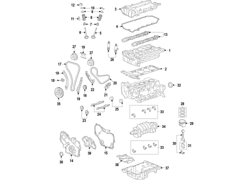 GM 12681433 Engine