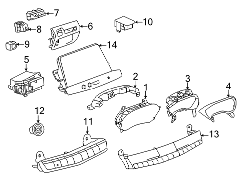 GM 13545221 Multifunction Switch